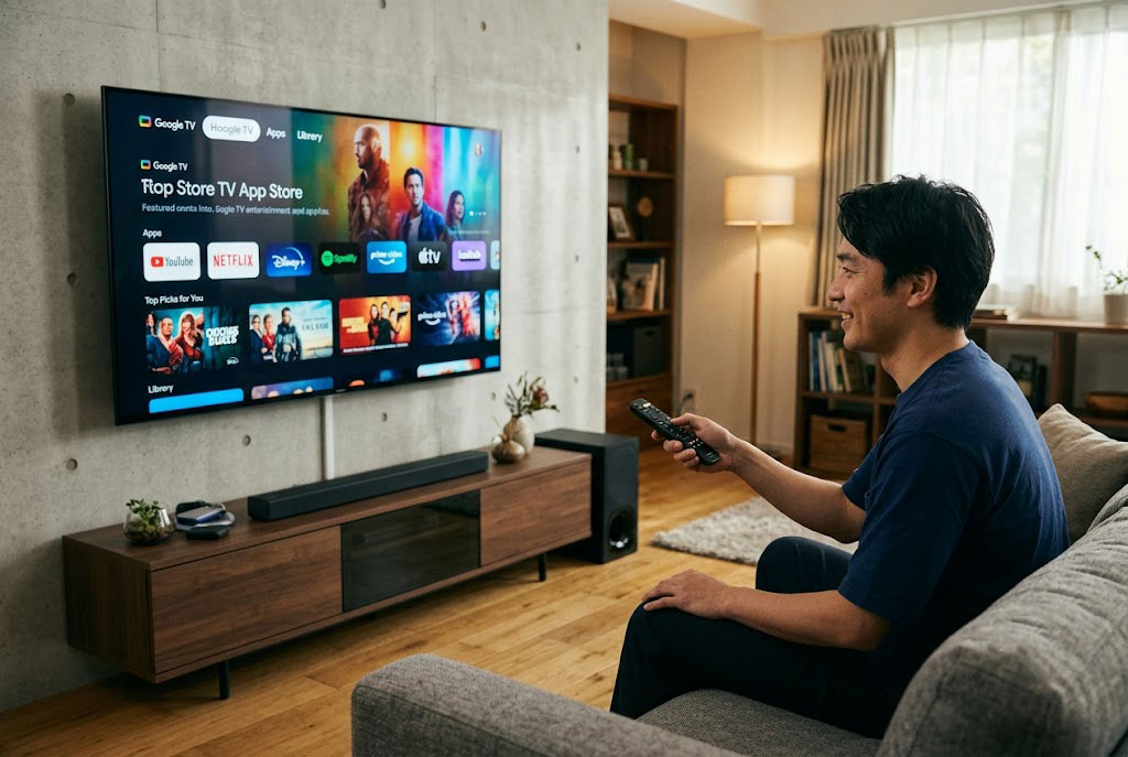 Hướng dẫn cách Setup kho ứng dụng giải trí đỉnh cao trên các dòng Google Tivi Sony