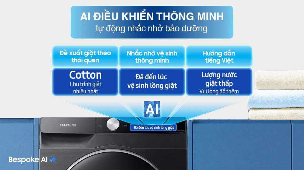 Hướng dẫn sử dụng máy giặt Samsung giá rẻ WW10DG6U34LBSV cho người mới