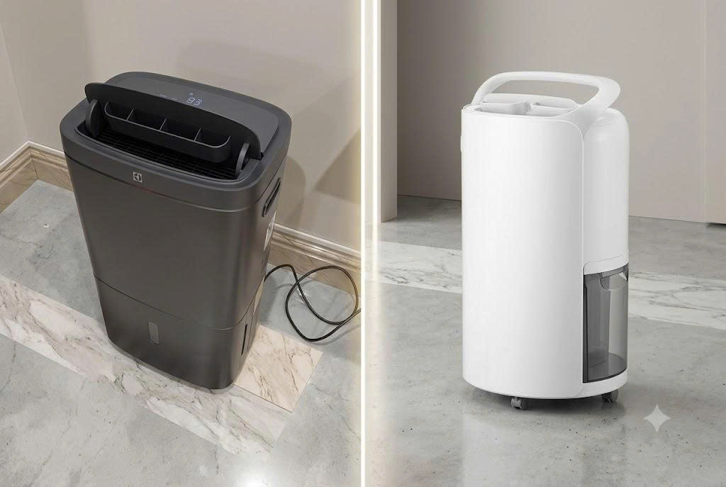 So sánh máy hút ẩm Electrolux EDH12TRBD2 và LG MD19GQGE0, nên chọn loại nào?