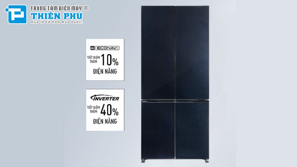 Tủ Lạnh Panasonic NR-XZ590HGKV Inverter 520 Lít 4 Cánh Âm Tường, Prime Fresh -3°C, Ag Clean