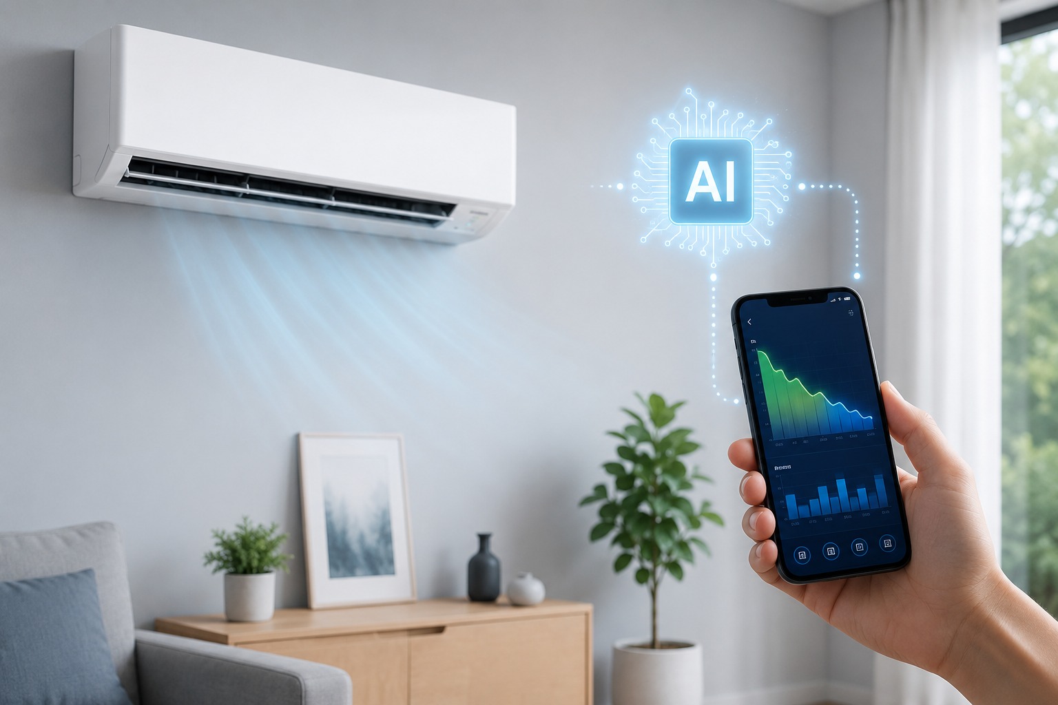 Thực hư công nghệ AI giúp điều hòa Panasonic inverter CS-RU18CKH-8BD tiết kiệm 50% tiền điện?