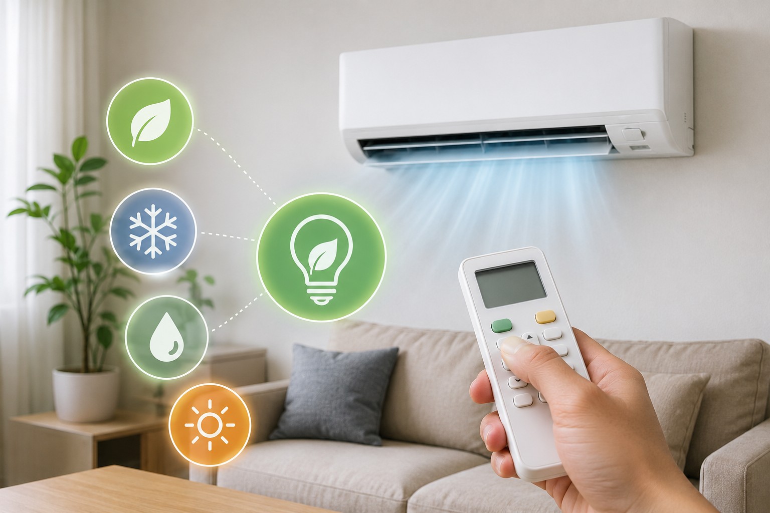 Giải đáp thắc mắc: Bật chế độ nào trên điều hòa ít tốn điện nhất?