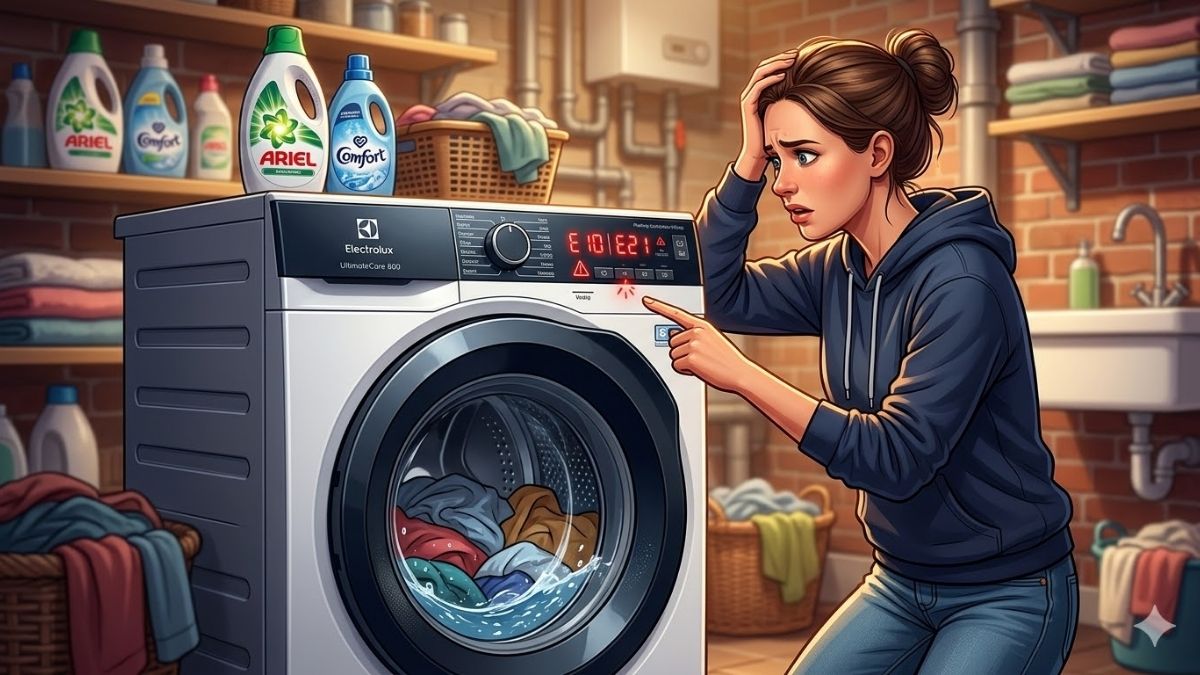 Cách reste máy giặt Electrolux 11kg EWF1143R7SC khi gặp sự cố