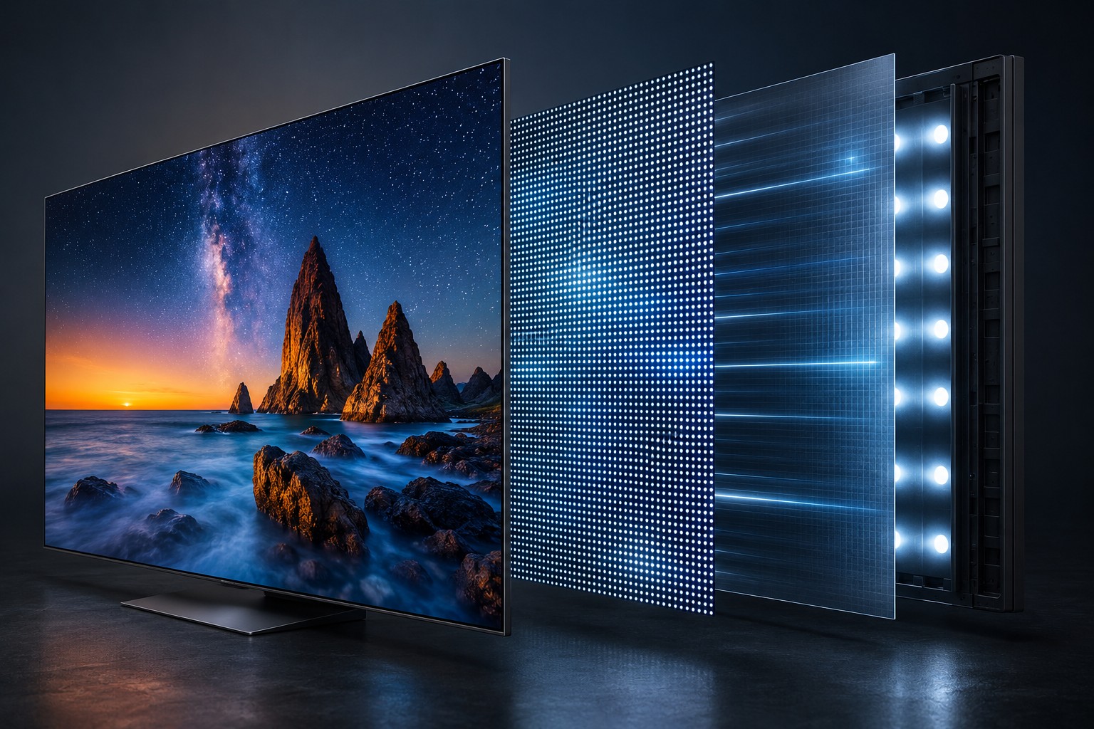 Tìm hiểu công nghệ đèn nền Quantum Mini LED trên các dòng tivi Samsung cao cấp