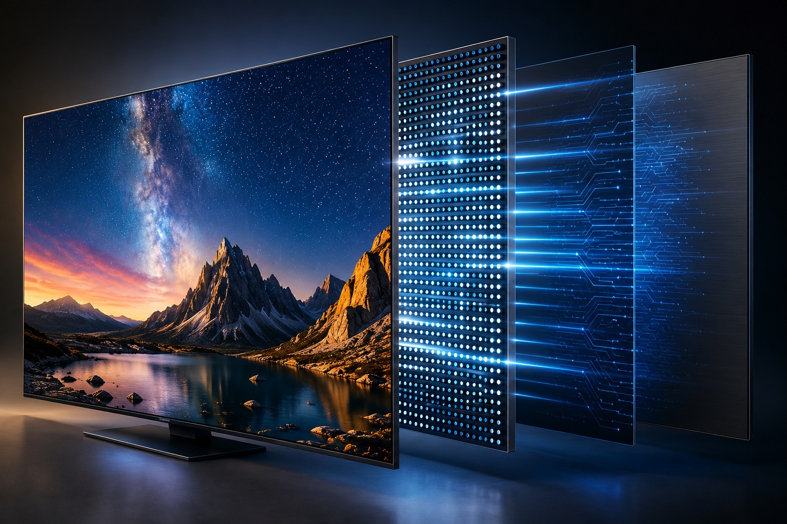 Tìm hiểu công nghệ đèn nền Quantum Mini LED trên các dòng tivi Samsung cao cấp