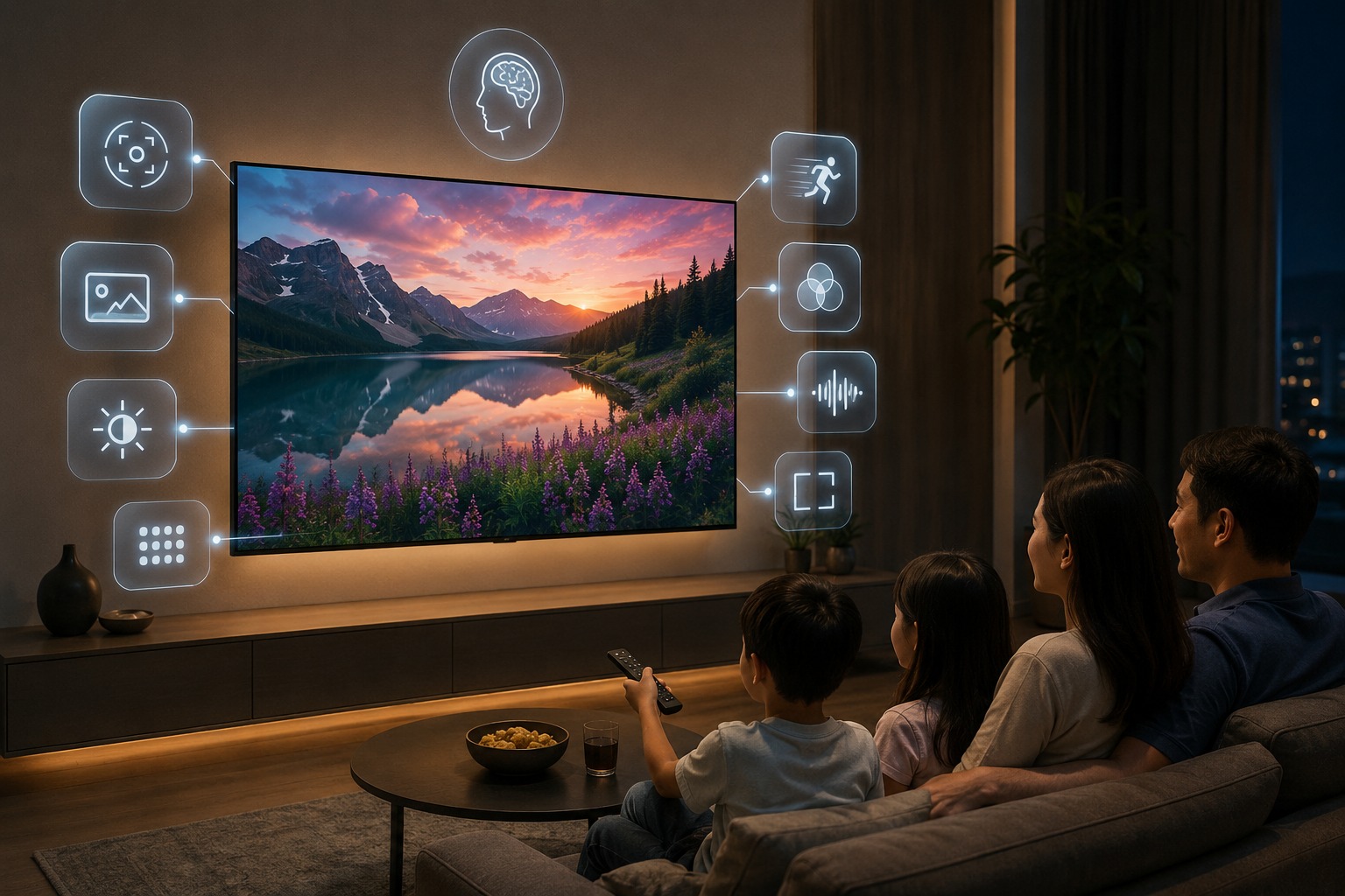Ngoài giúp hiển thị đẹp, trí tuệ nhân tạo Vision AI trên tivi Samsung còn làm được gì?