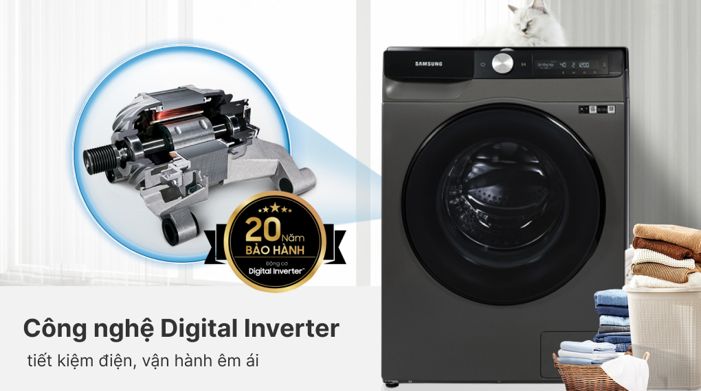 5 Lý do máy giặt sấy Samsung giá rẻ WD11T734DBX/SV được nhiều gia đình lựa chọn
