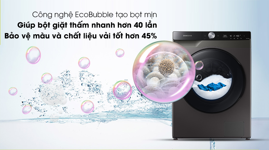 5 Lý do máy giặt sấy Samsung  WD11T734DBX/SV được nhiều gia đình lựa chọn