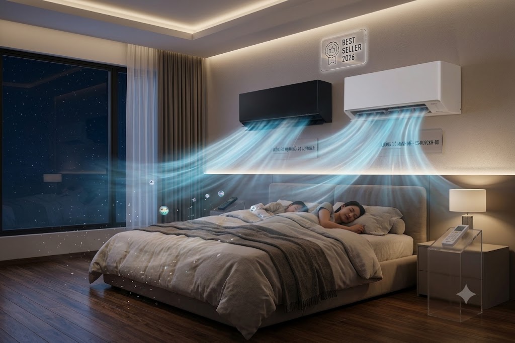 So sánh hai model điều hòa Panasonic CS-AU9BKH-8 và CS-RU9CKH-8D bán chạy 2026