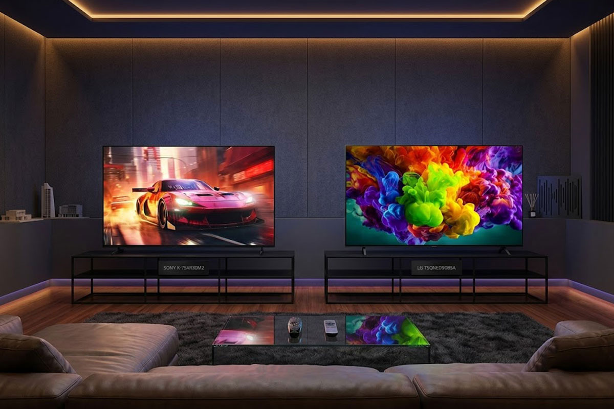 Cùng ra mắt 2026, tivi Sony Bravia 3 II K-75XR30M2 và LG QNED Evo 75QNED90BSA có gì khác biệt?