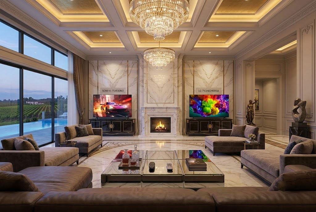 Cùng ra mắt 2026, tivi Sony Bravia 3 II K-75XR30M2 và LG QNED Evo 75QNED90BSA có gì khác biệt?