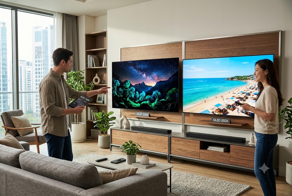 Nên mua tivi nào năm 2026? Bí quyết chọn OLED hay QLED chuẩn xác cho mọi không gian