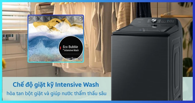 Máy giặt Samsung lồng đứng WA23A8377GV/SV dung tích lớn có nên mua không?