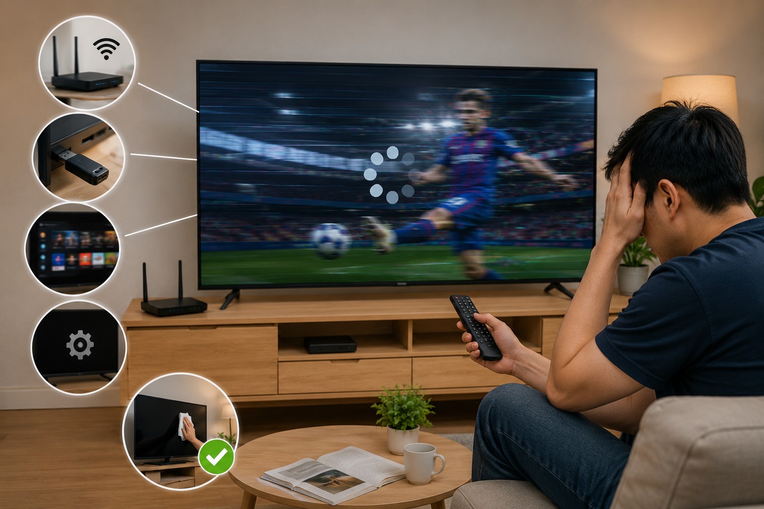 Tivi bị chậm, lag? Mách bạn 5 lý do thường gặp và cách khắc phục đơn giản