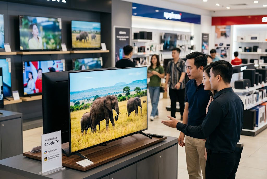 Tại sao Google Tivi Sony luôn có giá đắt hơn các hãng khác nhưng vẫn bán chạy?