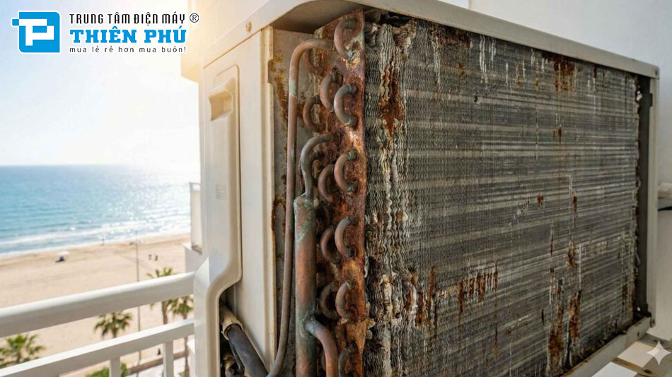 Tại sao môi trường gần biển lại là "khắc tinh" của dàn nóng điều hòa?