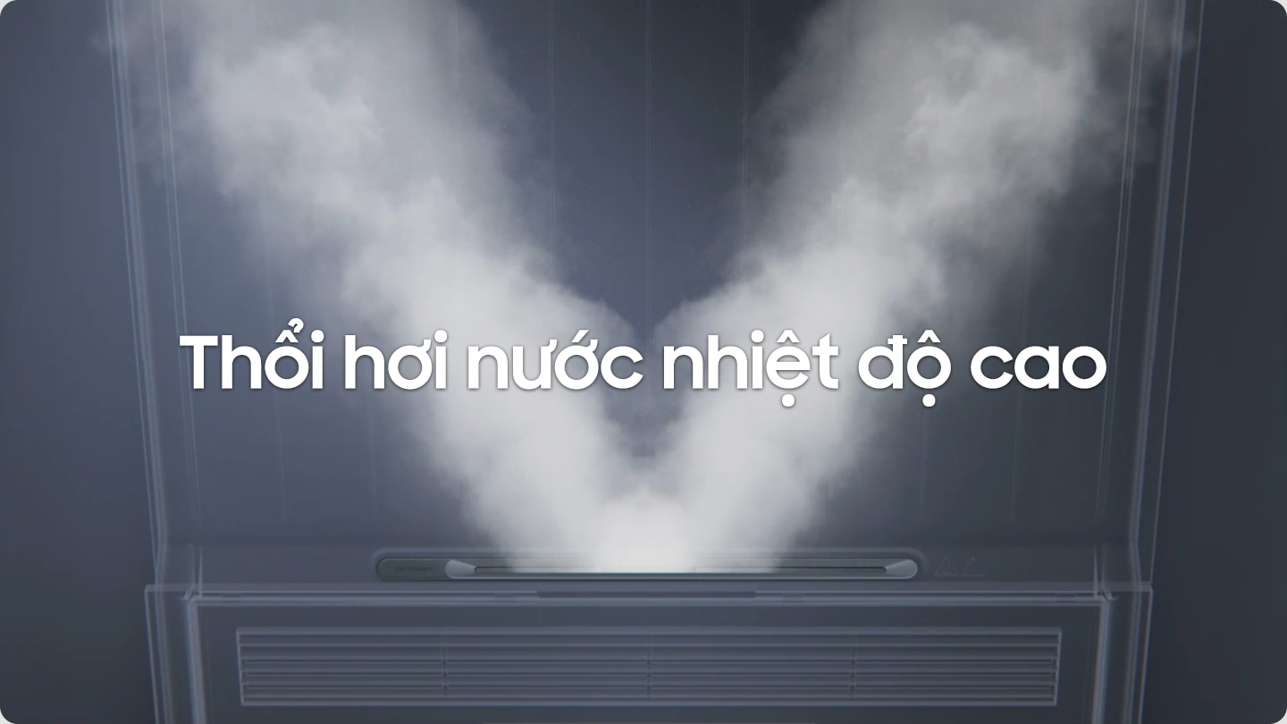 Trải nghiệm hoàn hảo như tại spa với tủ chăm sóc quần áo Samsung 3 móc DF18CB8600ERSV
