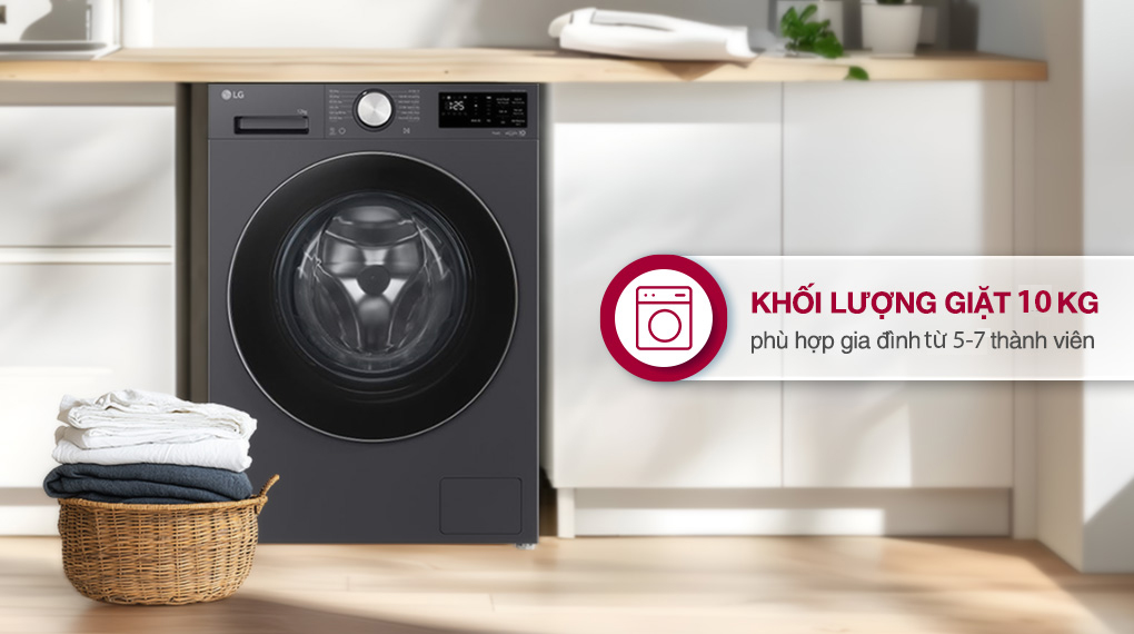 5 lý do khiến máy giặt LG cửa ngang 10kg FX1410N5G được ưa chuộng hiện nay