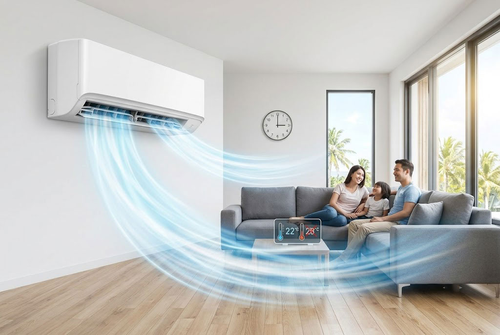 Chế độ Powerful trên điều hòa Panasonic CS-N18AKH-8 làm mát nhanh cỡ nào?