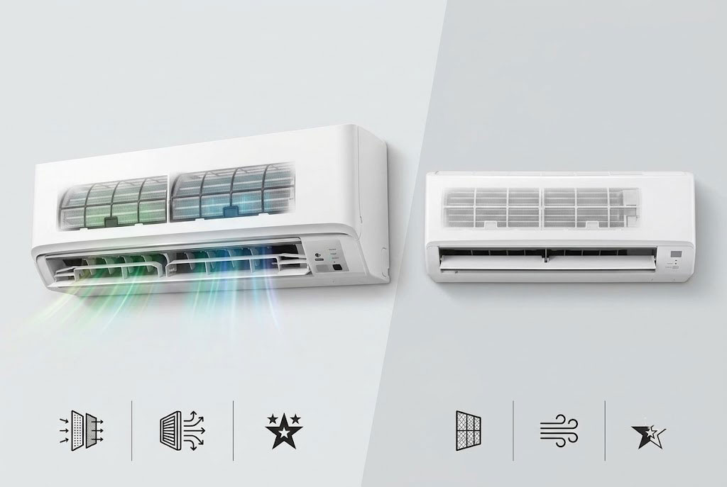 So sánh điều hòa Panasonic CS-RU24CKH-8D và dòng tiêu chuẩn: Nâng cấp nào đáng giá?