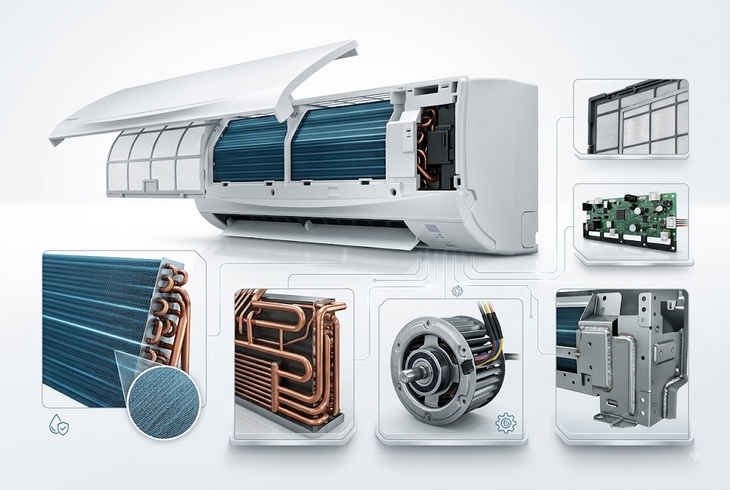 Tìm hiểu sự thật bên trong điều hòa Daikin 18000btu FTF50XV1V có gì mà bền thế?