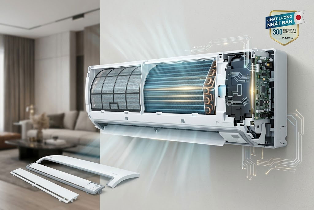 Đắt có xắt ra miếng? Giải mã mức giá khủng của điều hòa Daikin 22000btu FTHB60ZVMV