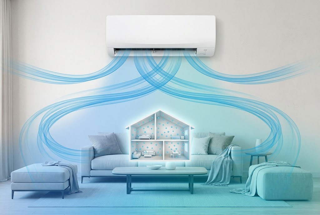 Hệ thống luồng gió 3D trên điều hòa Daikin FTKM35AVMV giúp làm lạnh đều ra sao?