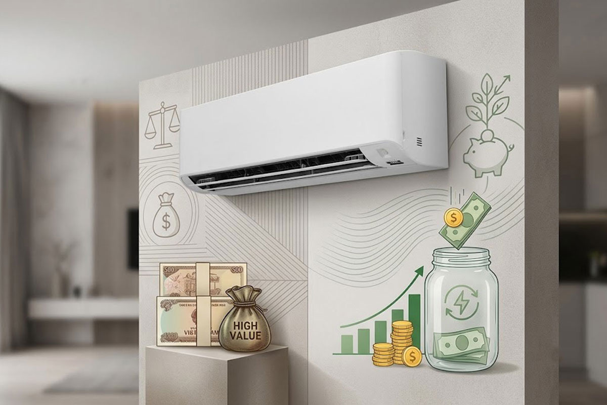 Đầu tư điều hòa Daikin inverter FTKY60ZVMV: Chi phí đắt đỏ hay bài toán tiết kiệm dài hạn?