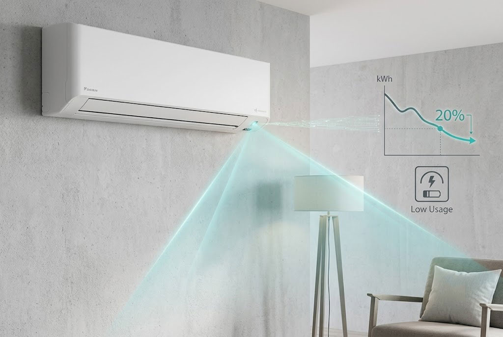 Khám phá cơ chế tiết kiệm điện của mắt thần thông minh trên điều hòa Daikin FTKY71ZVMV