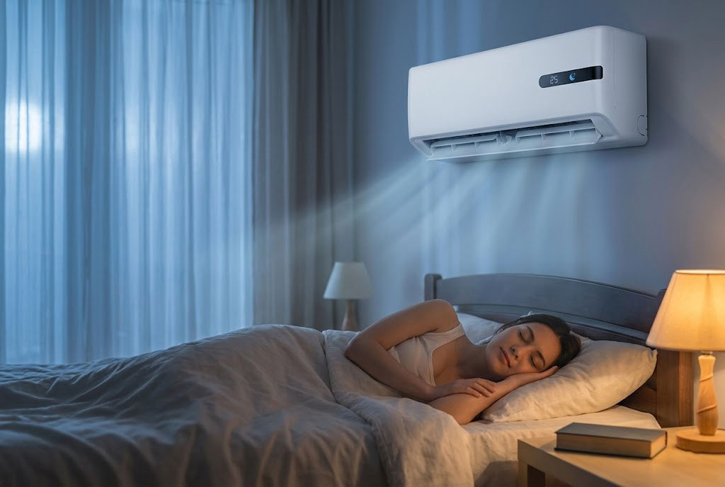 Trải nghiệm chế độ ngủ đêm Sleep Mode thông minh trên điều hòa Casper GC-12IB36