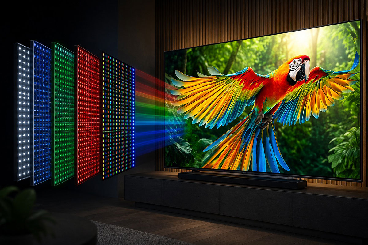 Công nghệ True RGB trên tivi Sony 75 inch K-75XR70M2 có gì mà được khen hết lời?