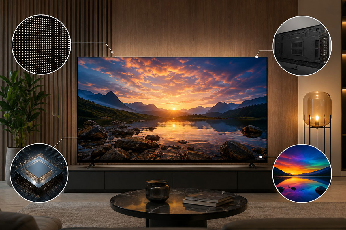 Mổ xẻ ưu nhược điểm của google tivi Sony Mini LED 98 inch 4K K-98XR70M2 mới 2026
