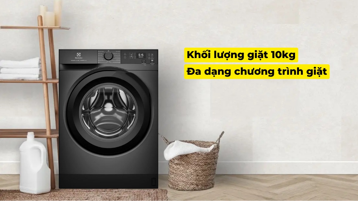 Máy giặt Electrolux cửa ngang EWF1024D3SC công nghệ giặt sạch và tiết kiệm