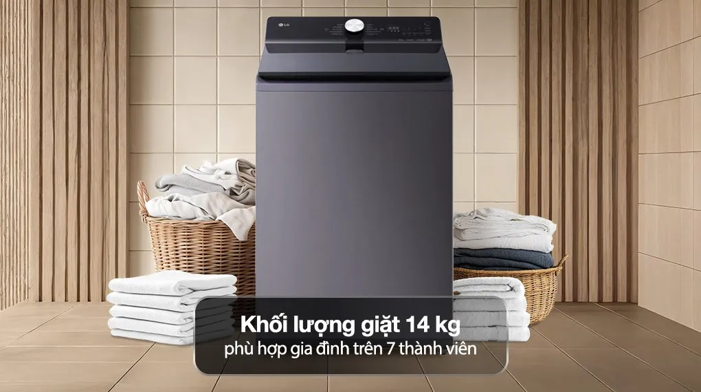 Máy giặt LG 14kg T2314DX5G tiết kiệm điện, nước như thế nào? Có nên mua không?