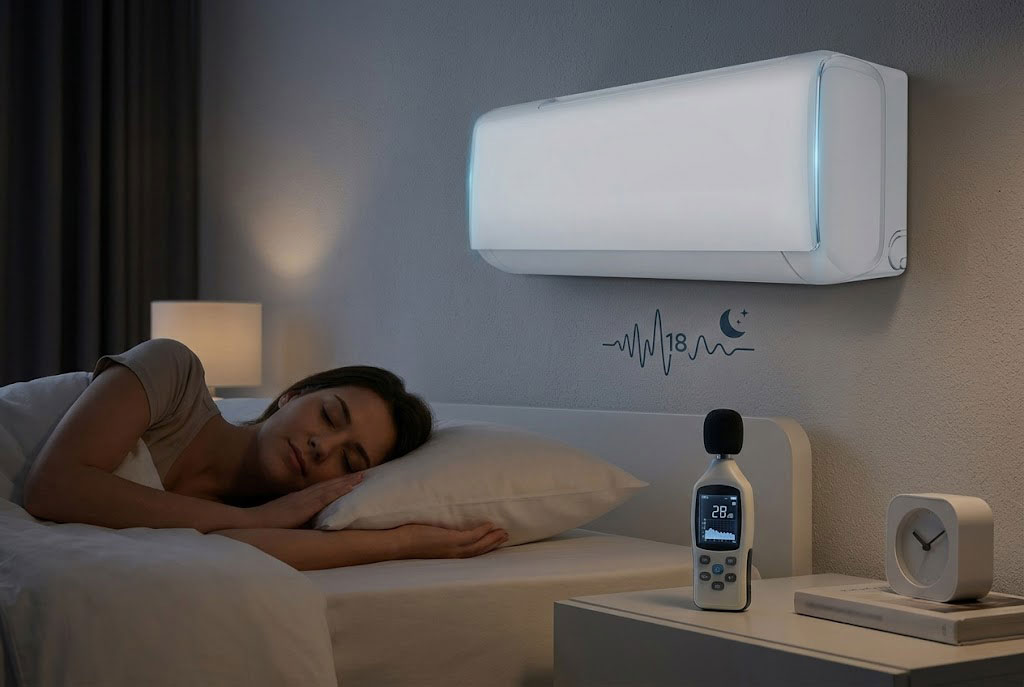 Đánh giá độ ồn điều hòa Casper SC-18FB36M: Máy cơ chạy có bị ồn, khó ngủ không?