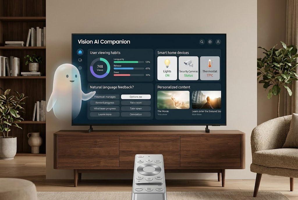 Khám phá trợ lý Vision AI Companion trên tivi Samsung 43 inch UA43M71HAKXXV