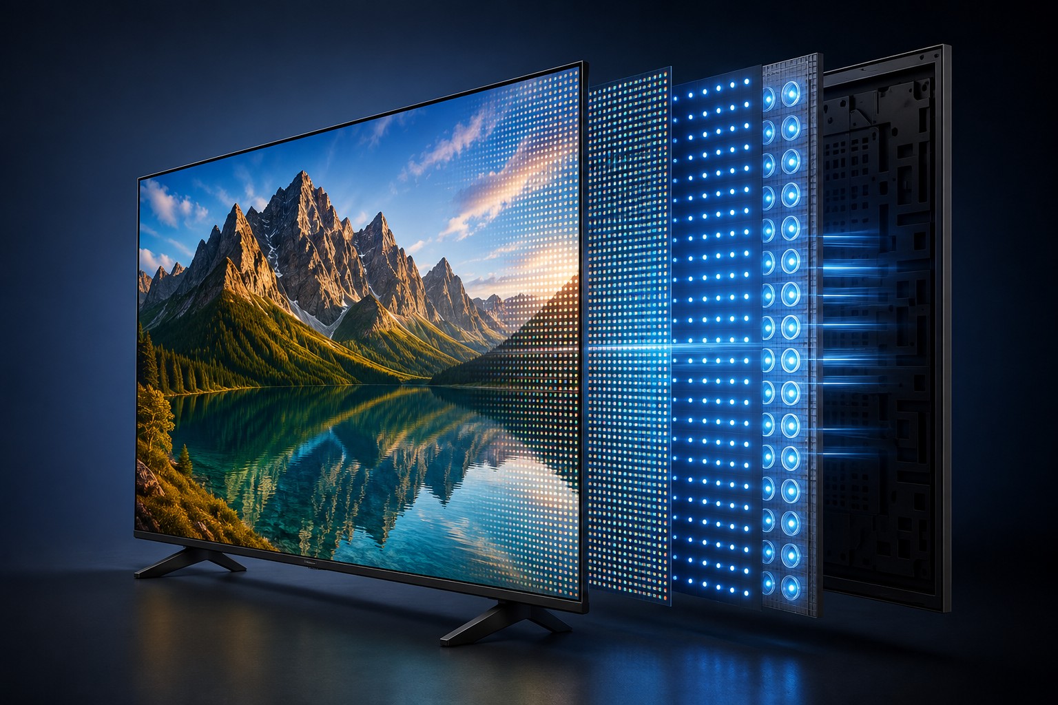 Chi tiết công nghệ đèn nền Mini LED trên tivi Samsung 43 inch UA43M77HAKXXV có gì hot?