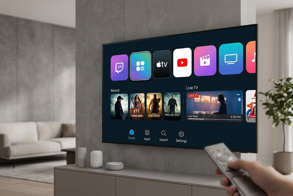 Khám phá giao diện One UI Tizen mới nhất trên tivi Samsung Mini LED UA50M77H