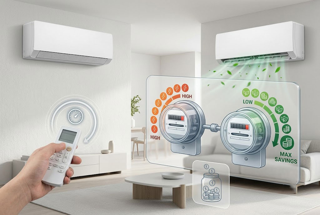 Bật chế độ iSave trên điều hòa Casper inverter XC-09IU38 giúp tiết kiệm thêm bao nhiêu điện?