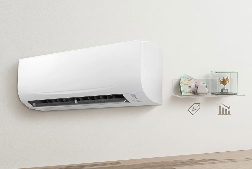 Tài chính dưới 8 triệu: Điều hòa Daikin 9000btu FTF25XAV1V có phải là vua phân khúc?