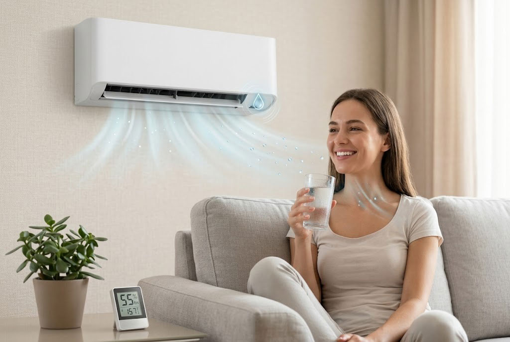 Chọn điều hòa Daikin FTKY35ZVMV chẳng còn sợ khô da, viêm họng nhờ cảm biến Humidity Sensor