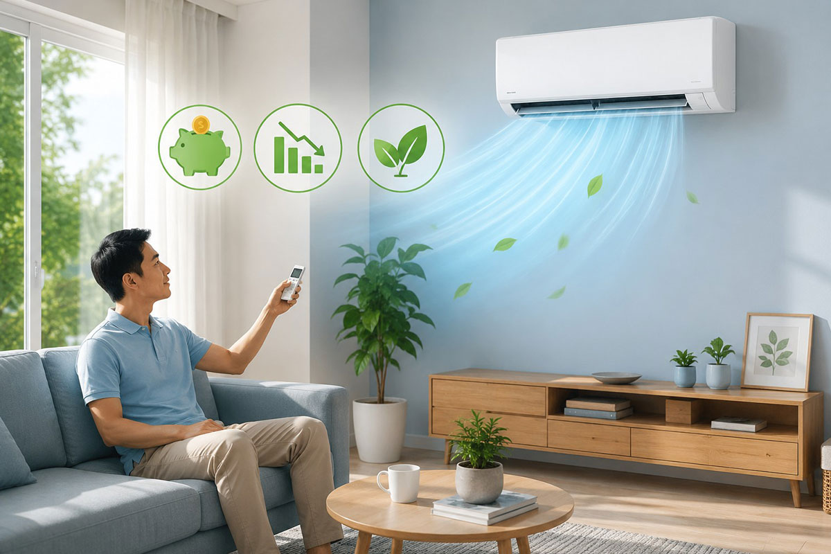 90% người dùng chưa biết hết công dụng của chế độ Econo trên điều hòa Daikin
