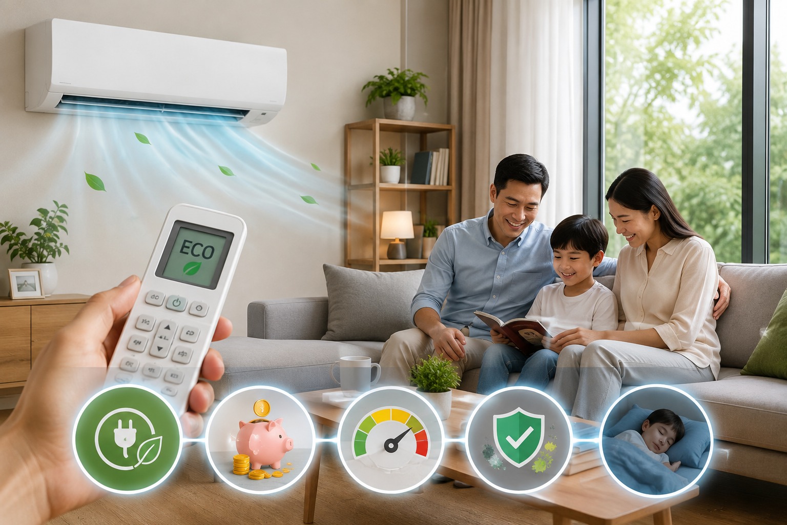 90% người dùng chưa biết hết công dụng của chế độ Econo trên điều hòa Daikin