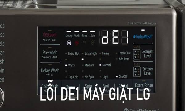 Những lỗi thường gặp trên máy giặt LG 16kg T2516DX5G