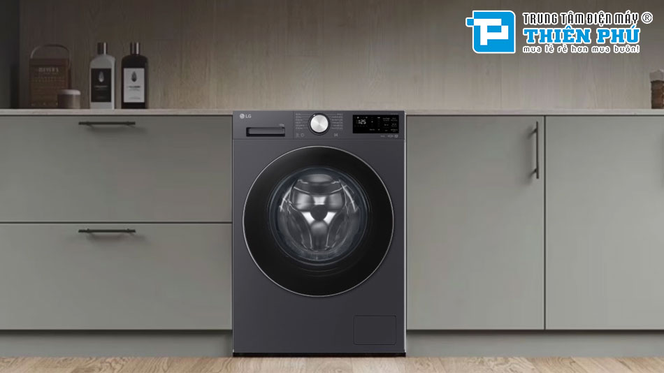  Thiết kế máy giặt LG 12kg FX1412N5G phù hợp với không gian nào? 