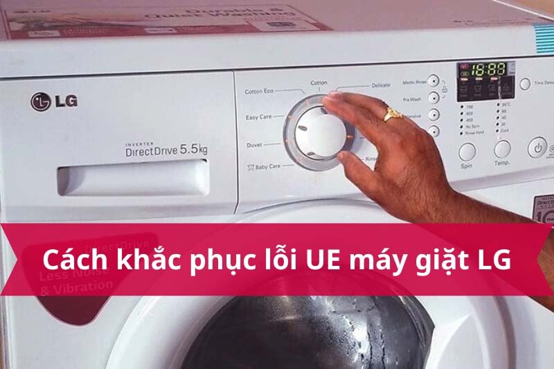 Những lỗi thường gặp trên máy giặt LG 16kg T2516DX5G