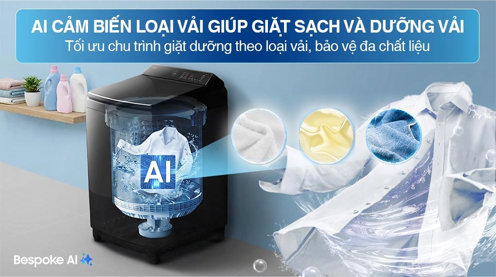 Đánh giá ưu điểm trên máy giặt Samsung lồng đứng WA80F13S5BSV