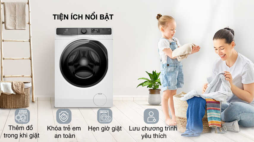 Máy giặt Electrolux 10kg EWF1023P5WC và cách sử dụng hiệu quả và bền nhất
