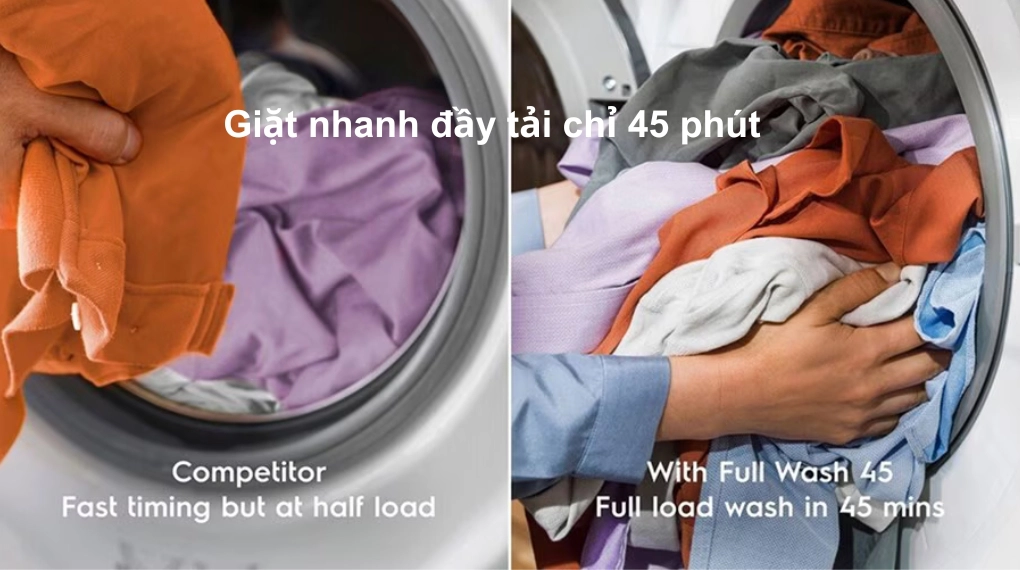 Giải pháp giặt giũ cho gia đình với máy giặt Electrolux giá rẻ 9kg EWF9023P5WC