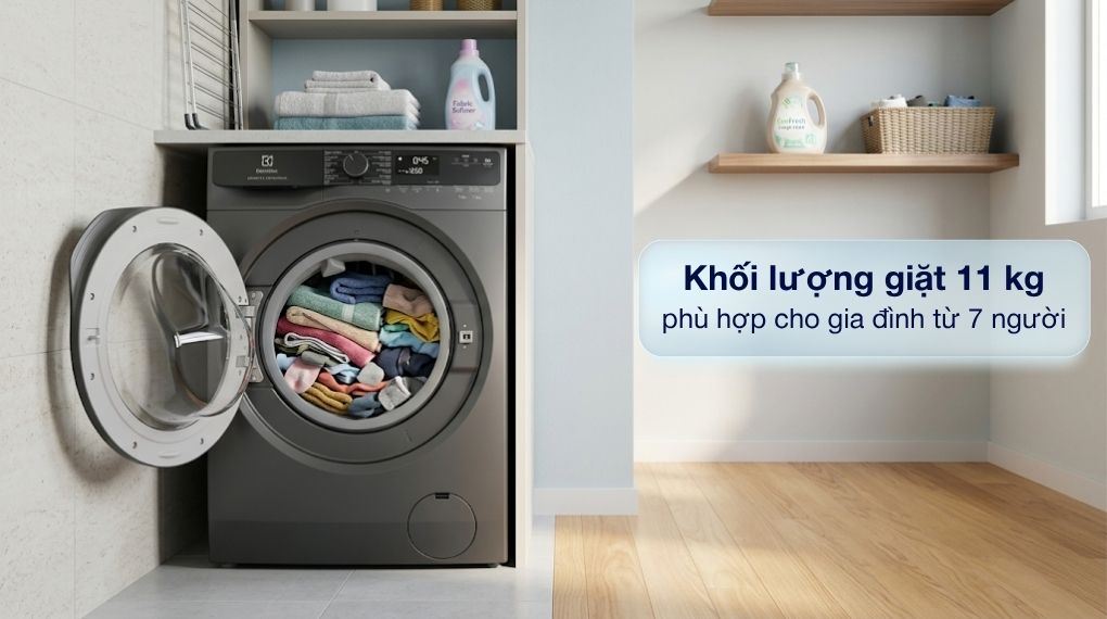 Tại sao nên sử dụng máy giặt Electrolux lồng ngang EWF1143P5SC thay cho lồng đứng